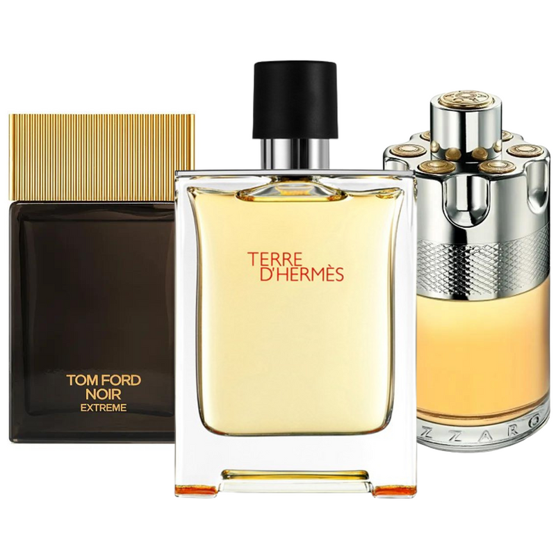 Paquete: Esencia de la Tierra – 3 perfumes masculinos potentes