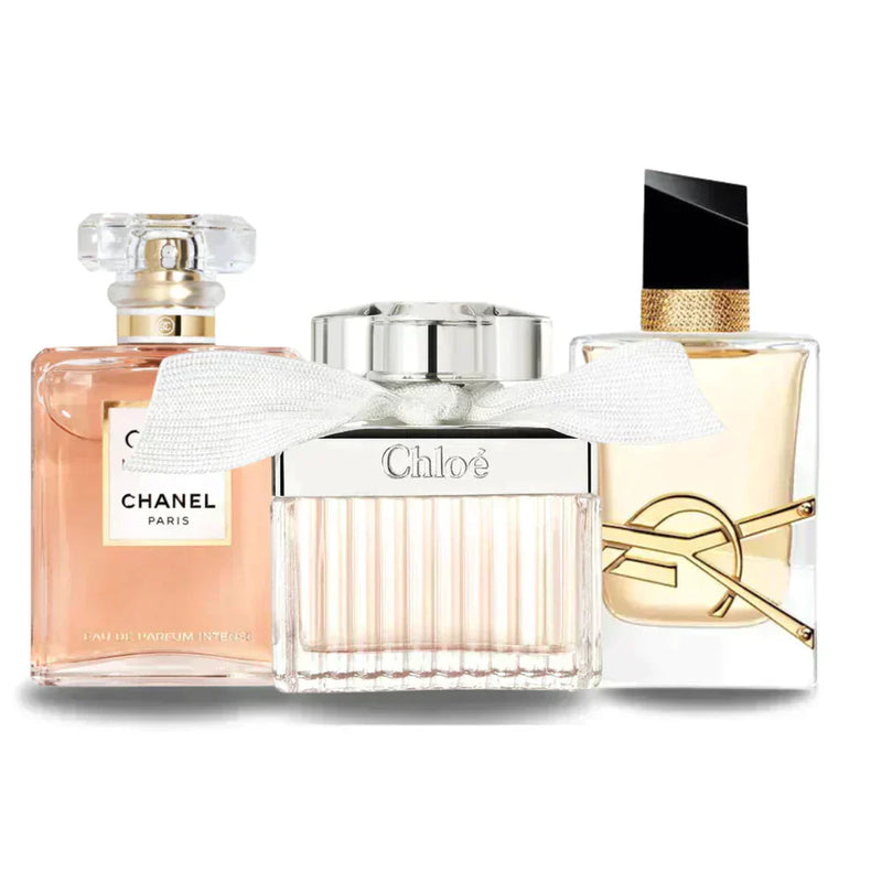 Paquete: Libertad Chic – 3 perfumes femeninos elegantes